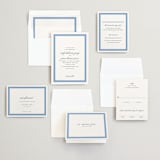 "Montauk" - Save the Dates in Blue Bell by Megan Davis - Matching Invitation Suite