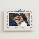 "Tied Together" - Save the Dates in Blueberry by Paper Sun Studio - Front