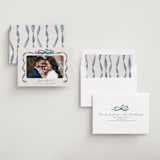 "Tied Together" - Save the Dates in Blueberry by Paper Sun Studio - Assembled