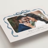 "Tied Together" - Save the Dates in Blueberry by Paper Sun Studio - Detail