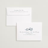 "Tied Together" - Save the Dates in Blueberry by Paper Sun Studio - FREE Recipient Addressing