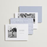 "Vintage Sketched" - Save the Dates in Wisteria by Jenna Holcomb - Back of Card Options