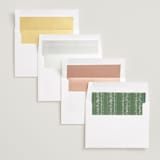 "Vintage Sketched" - Save the Dates in Wisteria by Jenna Holcomb - Envelope Liner Options