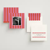 "Cabana" - Save the Dates in Strawberry by Morgan Kendall - Assembled