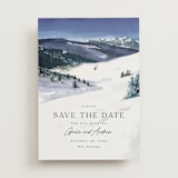 "winter mountains" - Save the Dates in Snow by Anastasia Makarova - Front