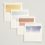 "winter mountains" - Save the Dates in Snow by Anastasia Makarova - Envelope Liner Options