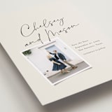 "Chelsey" - Save the Dates in Bone by Sandra Picco Design - Detail