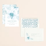 "Tropical Hibiscus" - Save the Dates in La Mer by Rochelle Renee - Assembled