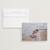 "Penned" - Save the Dates in Noir by JoAnn Jinks - Save the Date with Envelope