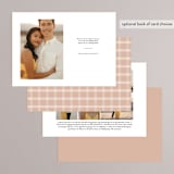 "On The Horizon" - Save the Dates in Chantilly Lace by Hooray Creative - Back of Card Options