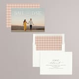 "On The Horizon" - Save the Dates in Chantilly Lace by Hooray Creative - Assembled