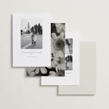 "Nonnette" - Save the Dates in Vanilla by Blustery August - Back of Card Options