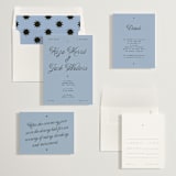 "Cheers" - Save the Dates in Sky by Blustery August - Matching Invitation Suite