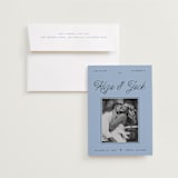 "Cheers" - Save the Dates in Sky by Blustery August - Save the Date with Envelope