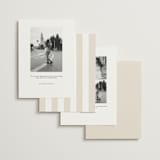 "Modern Romance" - Save the Dates in Almond by Eric Clegg - Back of Card Options