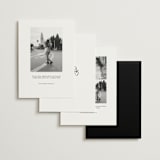 "Amore Mio" - Save the Dates in Nero by Helena Vitto - Back of Card Options