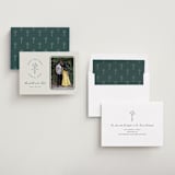 "Pair of Calla Lilies" - Save the Dates in Sage by Leah Bisch - Assembled