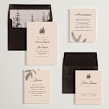 "Arboretum" - Save the Dates in Almond by Morgan Kendall - Matching Invitation Suite