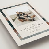 "Love Story" - Save the Dates in Mocha by Kate Ahn - Detail