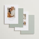 "Hayworth" - Save the Dates in Pearl by Olivia Kanaley Inman - Back of Card Options