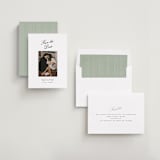 "Hayworth" - Save the Dates in Pearl by Olivia Kanaley Inman - Assembled