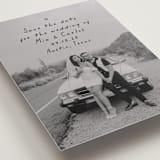 "Noted" - Save the Dates in Noir by Olivia Raufman - Detail