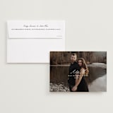 "Lettra" - Save the Dates in Pearl by Up Up Creative - Save the Date with Envelope