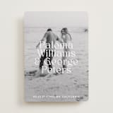 "Faded" - Save the Dates in Powder by Megan Davis - Front