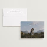 "Magical" - Save the Dates in Midnight by Abi de Leon - Save the Date with Envelope