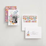 "Floral Pop" - Save the Dates in Vibrance press by Itsy Belle Studio - Assembled