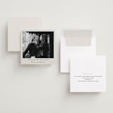 "Casual Photo" - Save the Dates in Cream by Cindy Reynolds - Assembled