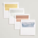 "Postcard Perfect" - Save the Dates in Porcelain by lulu and isabelle - Envelope Liner Options