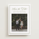 "museo" - Save the Dates in Olive by Ellen Schlegelmilch - Front