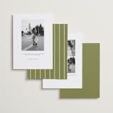 "museo" - Save the Dates in Olive by Ellen Schlegelmilch - Back of Card Options