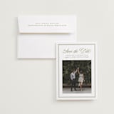"museo" - Save the Dates in Olive by Ellen Schlegelmilch - Save the Date with Envelope