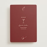 "Elizabeth" - Save the Dates in Burgundy by Helena Vitto - Front