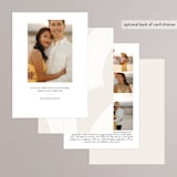 "Glimpse" - Save the Dates in Sand by Pixel and Hank - Back of Card Options