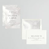 "Moody Marbling" - Save the Dates in Taupe by Hooray Creative - Assembled