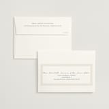 "Luxe Cream" - Save the Dates in Golden Cream by Kaydi Bishop - FREE Recipient Addressing