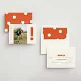 "The Exclamation" - Save the Dates in Persimmon by Yours Madly - Assembled