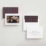 "Engraved names" - Save the Dates in Burgundy by Stacey Meacham - Assembled