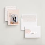 "Minimalist Pop" - Save the Dates in Blush by Katie Zimpel - Assembled