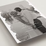 "Luxe Lace" - Save the Dates in Snow by Lauren Chism - Detail