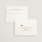 "Away" - Save the Dates in Strawberry by Ani Somi - FREE Recipient Addressing