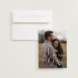 "beautiful monogram" - Save the Dates in Ivory by Phrosné Barwood - Save the Date with Envelope