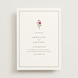 "Formal Florals" - Save the Dates in Classic by Bramble Studio - Front