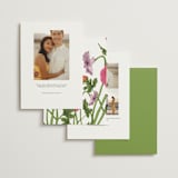 "Formal Florals" - Save the Dates in Classic by Bramble Studio - Back of Card Options