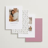 "Growing Together" - Save the Dates in Petunia by Claudia Orengo - Back of Card Options