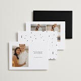 "Modern" - Save the Dates in Moon by Kelly Watkins - Back of Card Options