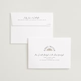 "archway" - Save the Dates in Taupe by Michelle Taylor - FREE Recipient Addressing